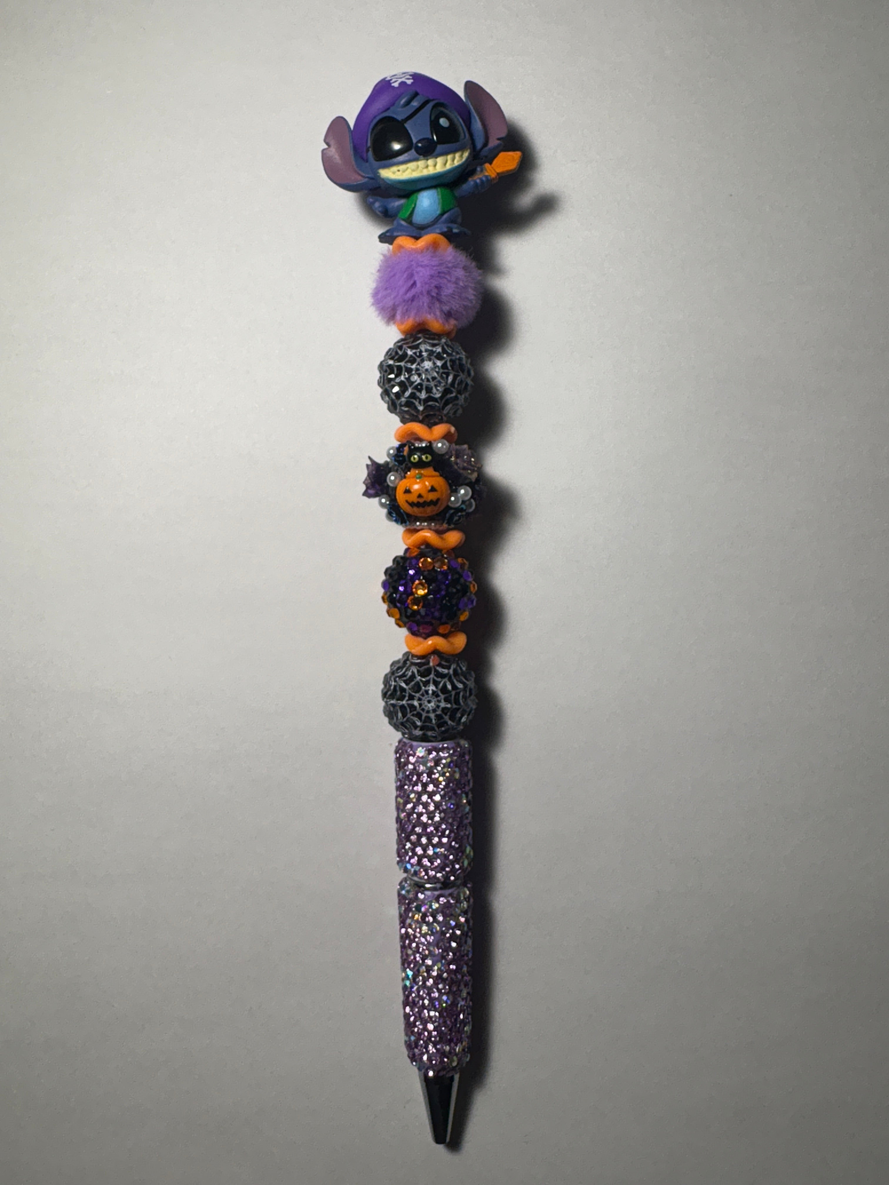 Stitch Glitter Extended Halloween Pen